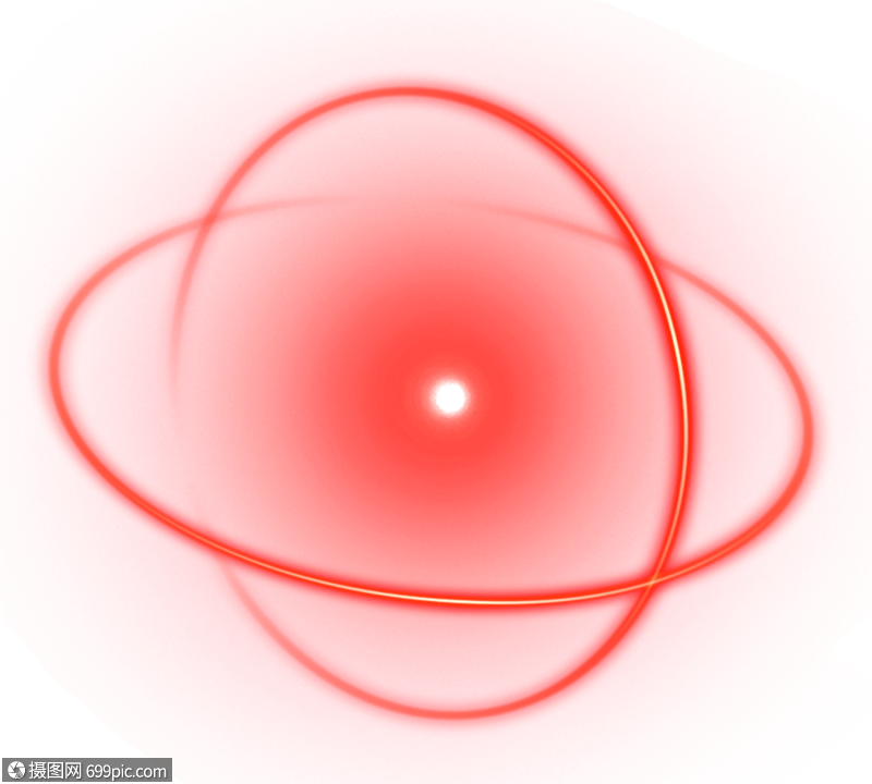 红色亮点环绕太阳光光效