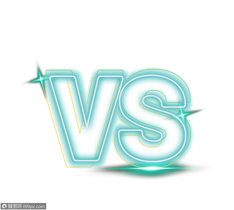 霓虹vs字体创意设计元素简约创意vs字体