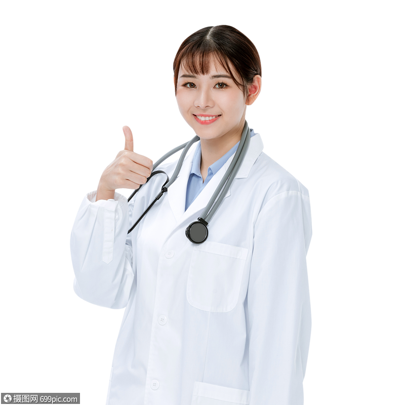 医生医护人员点赞中国人女性