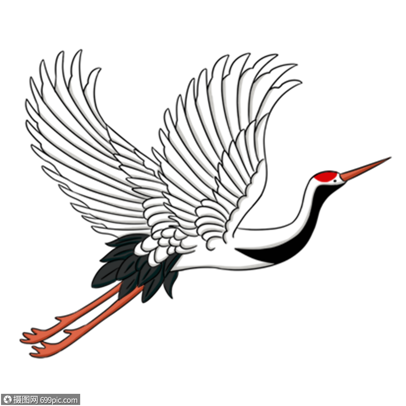 飞翔的仙鹤白鹤仙鹤素材