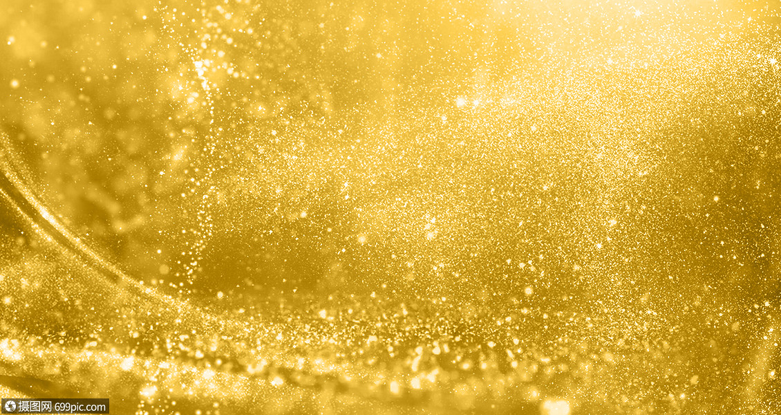 金色粒子背景