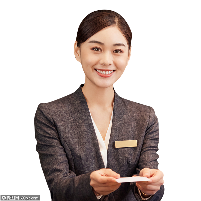 酒店前台服务大堂经理女性