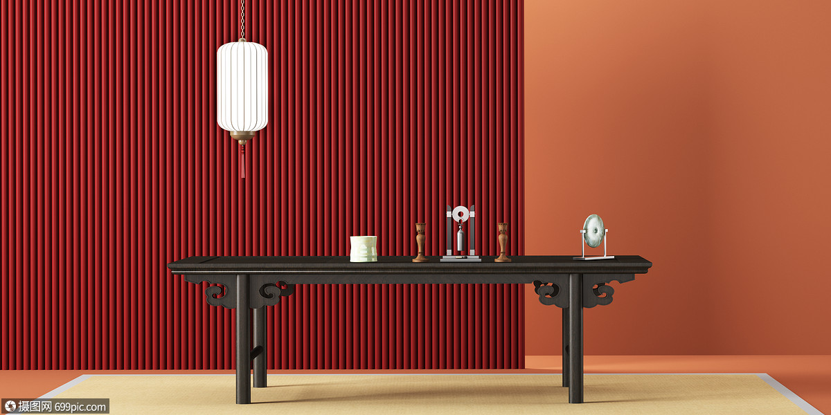 中式立体场景3dc4d