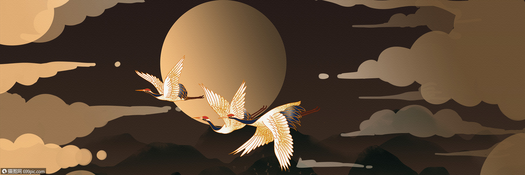 国潮新中式简约传统