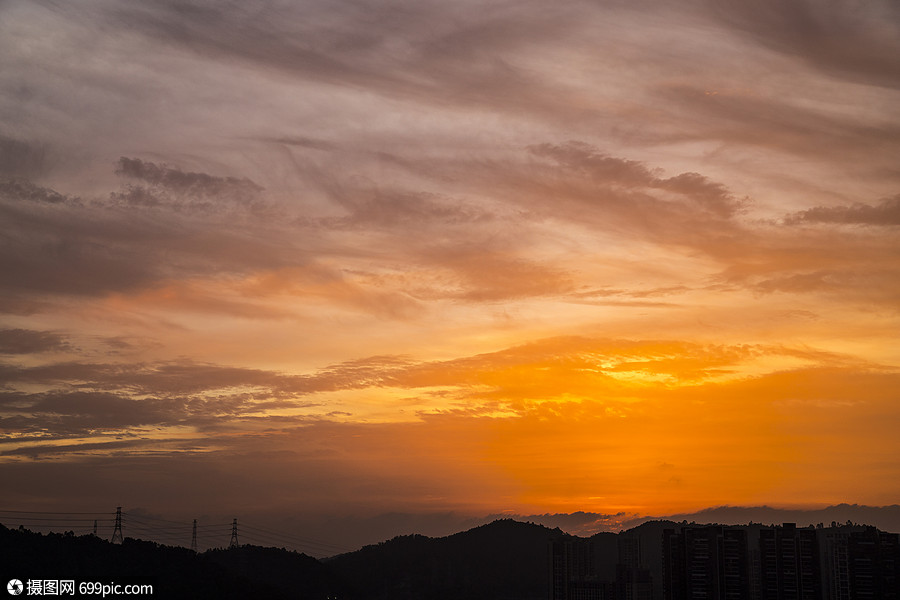 黃昏的天空