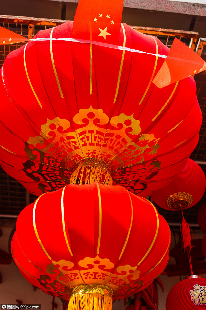 中国风红灯笼喜庆国庆