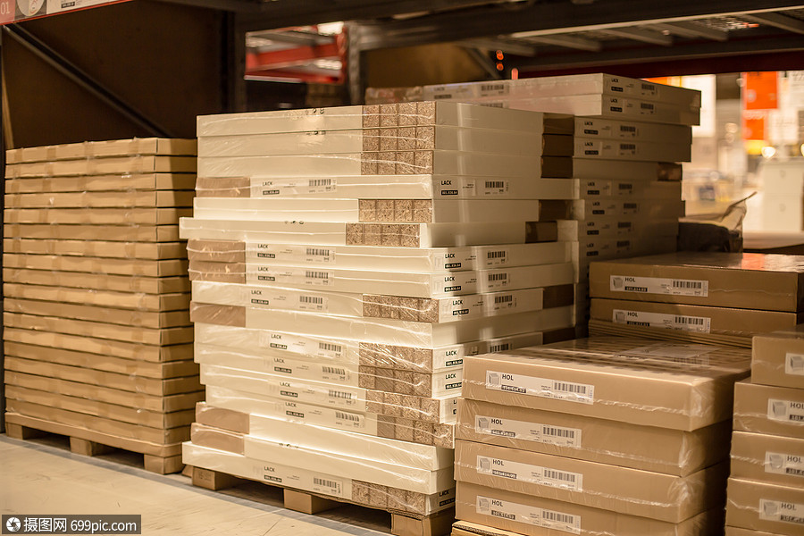 仓库货架购物节包装盒