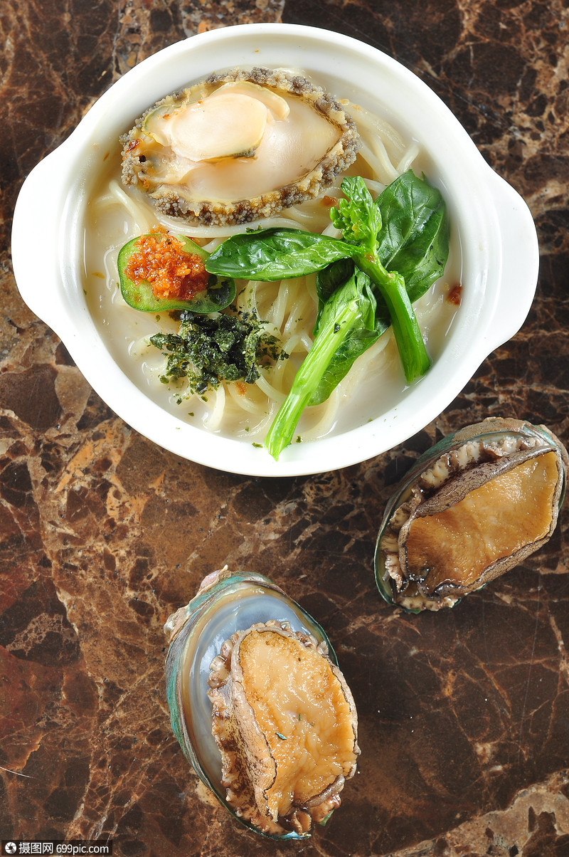 鲍鱼粥美食美味高清图片素材