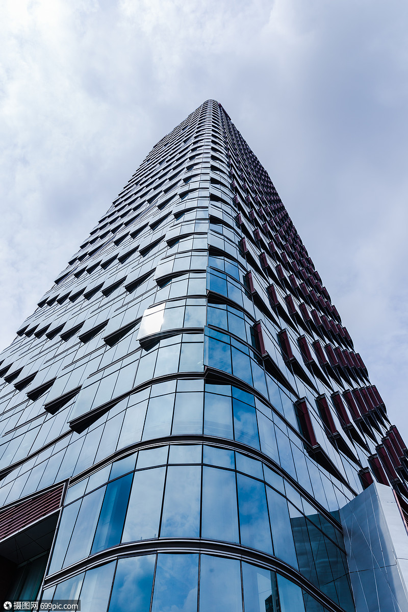 上海浦西大气商务大楼建筑城市外立面