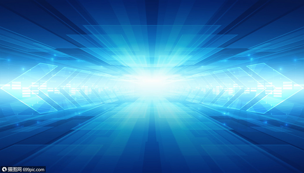 蓝色科技智能背景