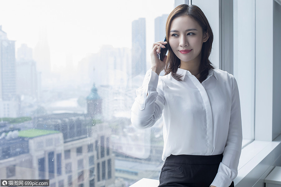 成功女性商务精英白领模特