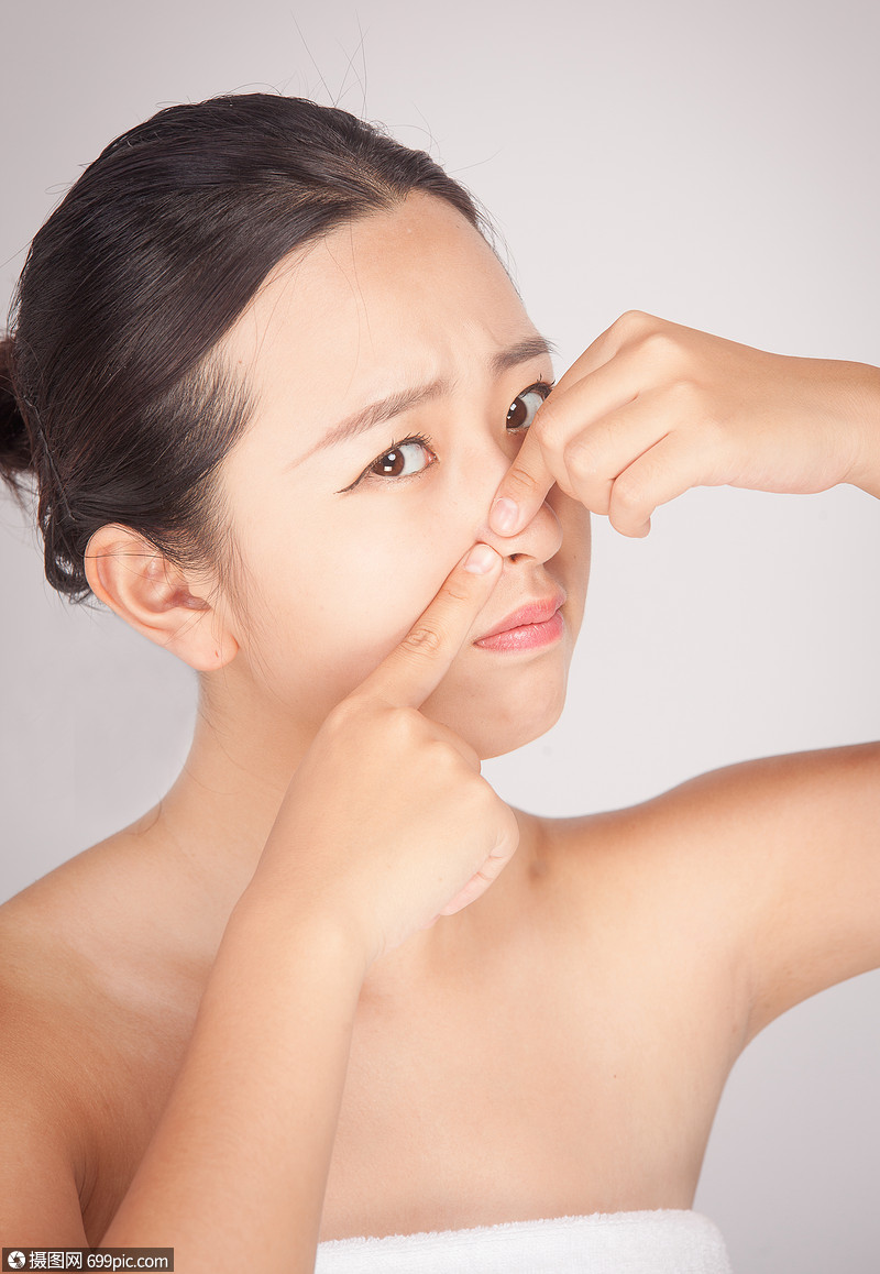 商业人像美肤挤痘痘