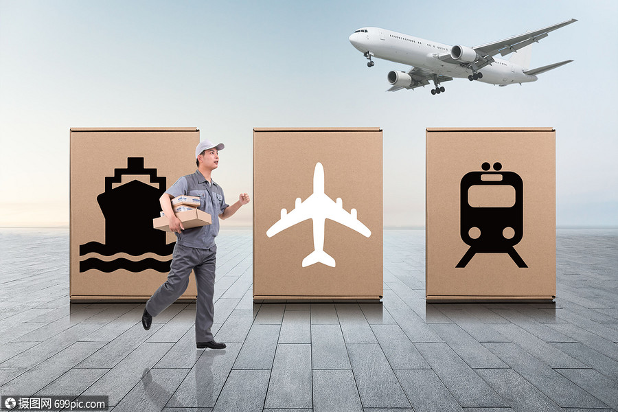 快递铁运运输高清图片素材