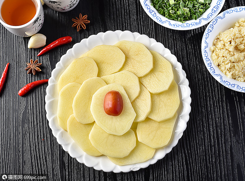 火锅食材薯片