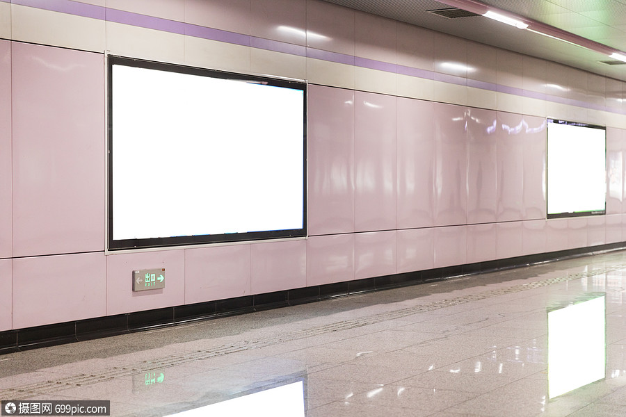 地铁商场空白灯箱广告位地铁广告宣传栏