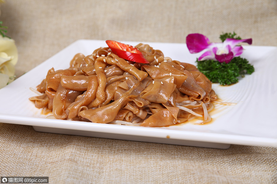 豉油皇炒鹅肠菜中餐