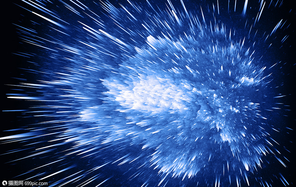 放射星空背景