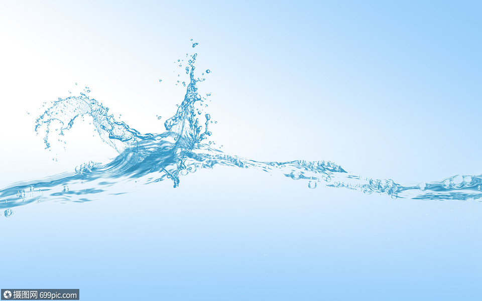 创意水波场景海报创意背景图
