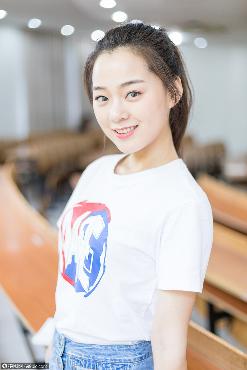 甜美清新校园女生少女学生青春