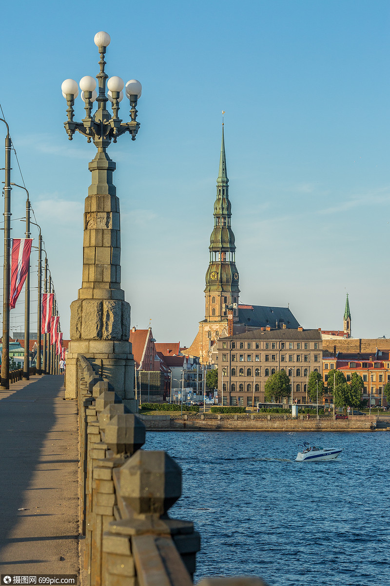 欧洲古城里加城市风光