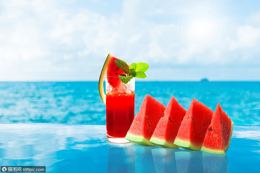 夏季清凉西瓜汁