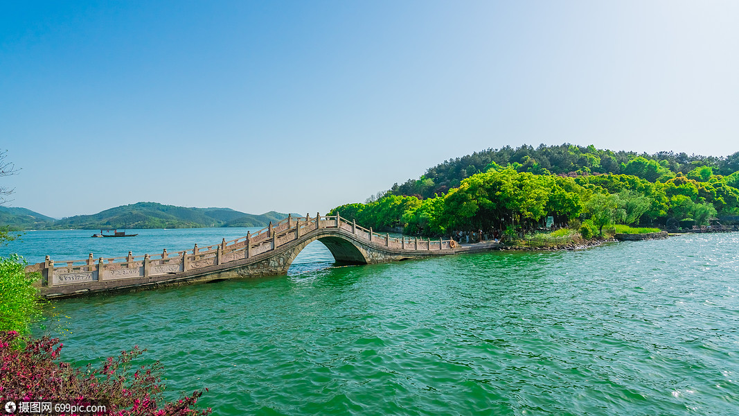 江苏溧阳天目湖景区风光风景旅游