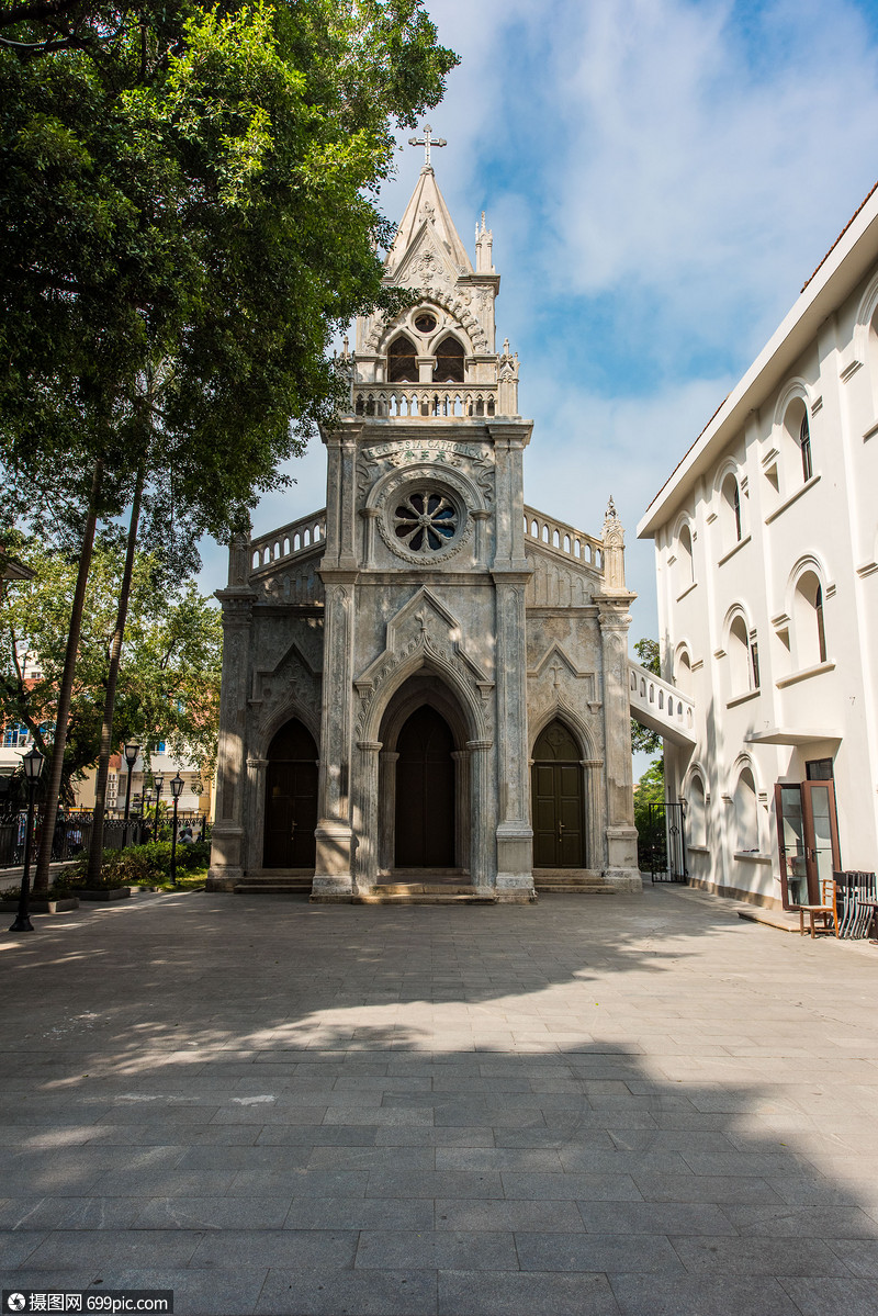 厦门鼓浪屿三一堂旅游景点基督教堂