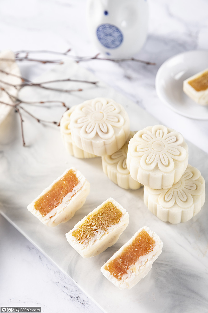 中秋节冰皮月饼