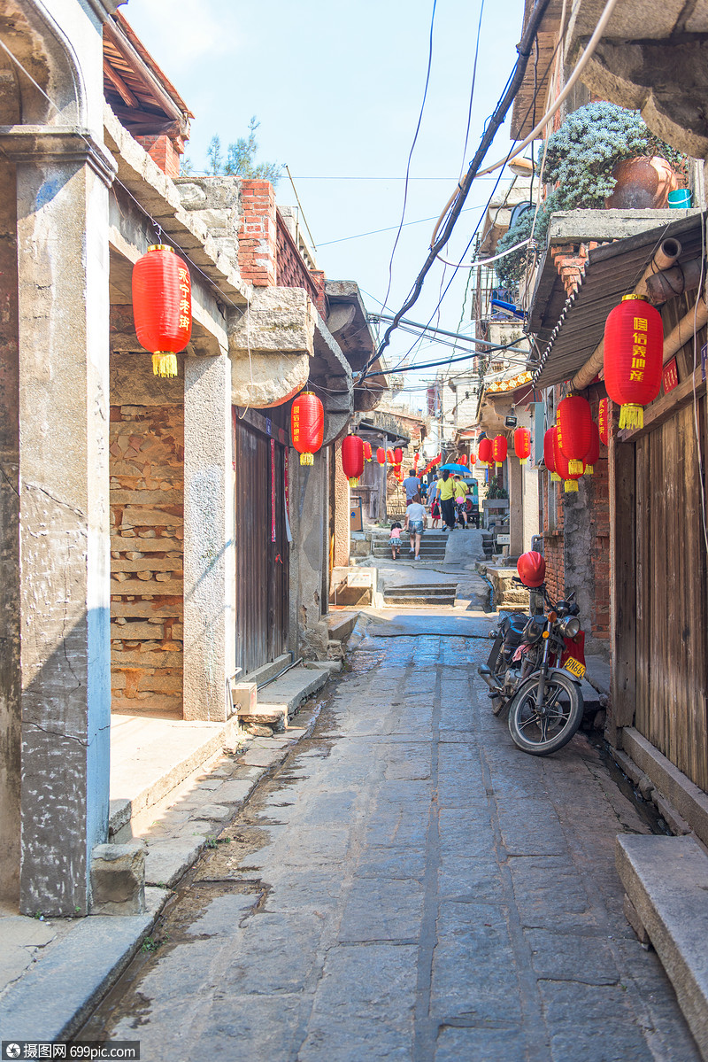 福建石狮永宁古镇景点小巷