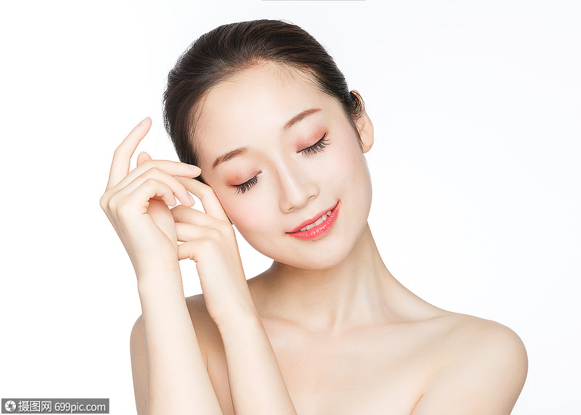 美女护肤美容人物模特