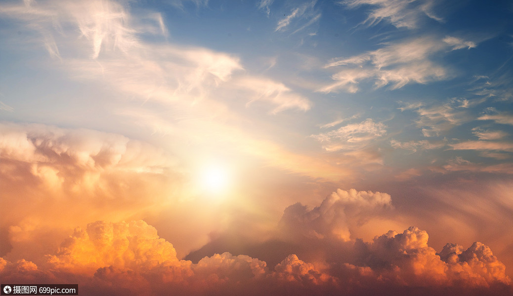 云端天际线云海高清图片素材