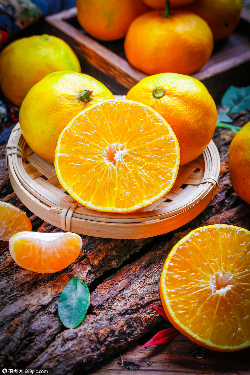 香橙水果果实高清图片素材