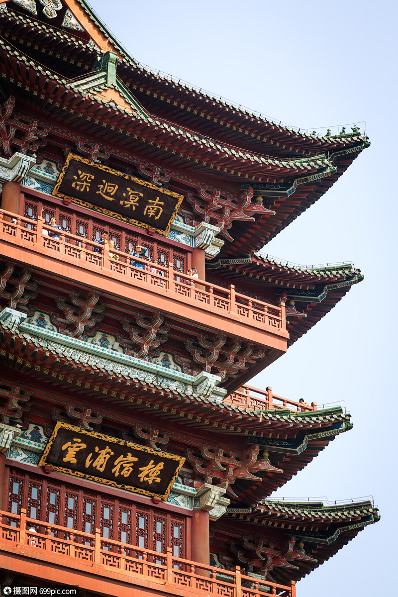 南昌滕王阁古建筑城市