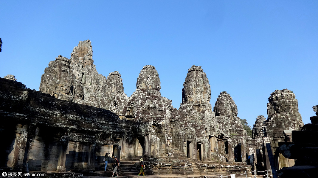 柬埔寨吴哥窟巴戎寺