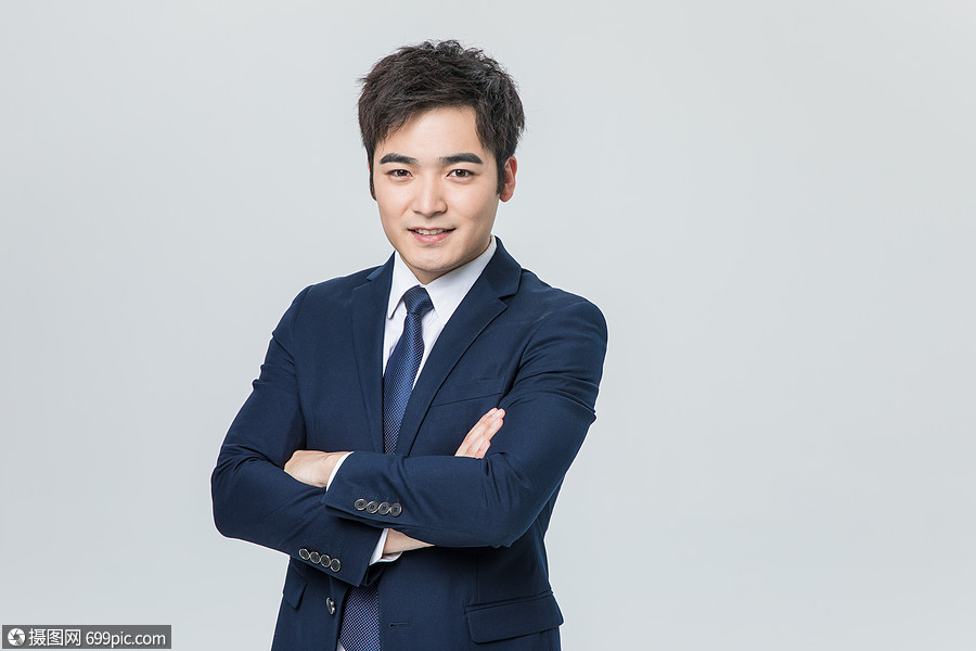 商务男士形象职场模特