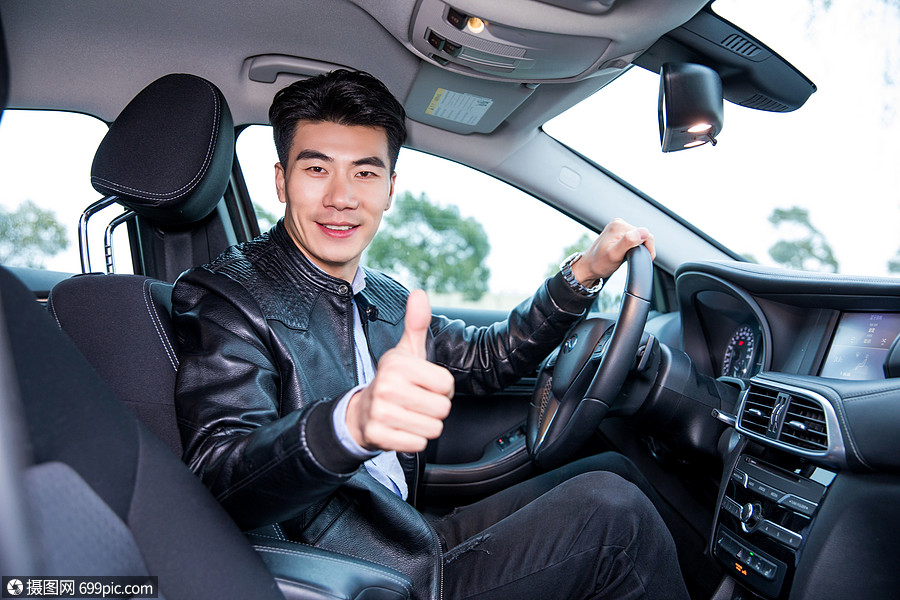 专车司机点赞手势