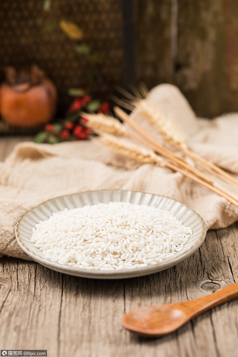 五谷糯米黏食物高清图片素材