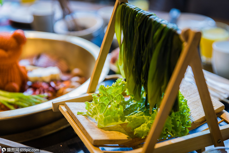 火锅生活方式配菜图片