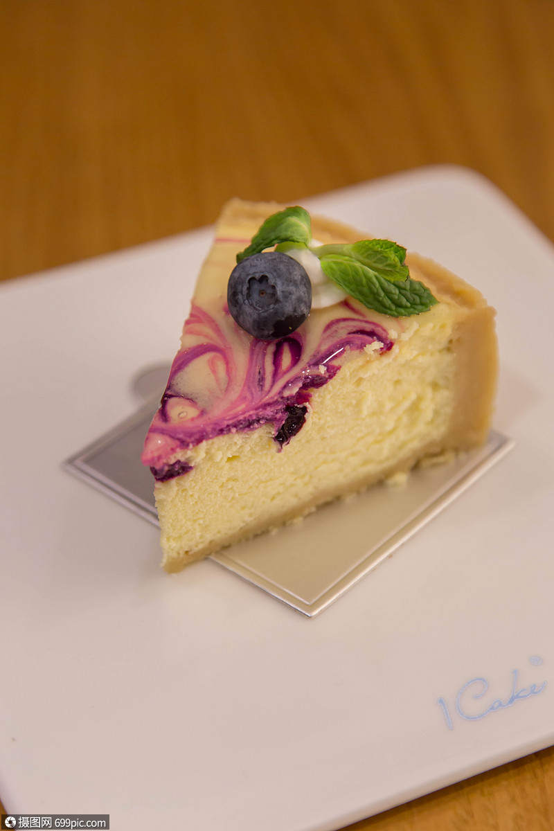 蓝莓奶油小蛋糕美味蛋糕西点