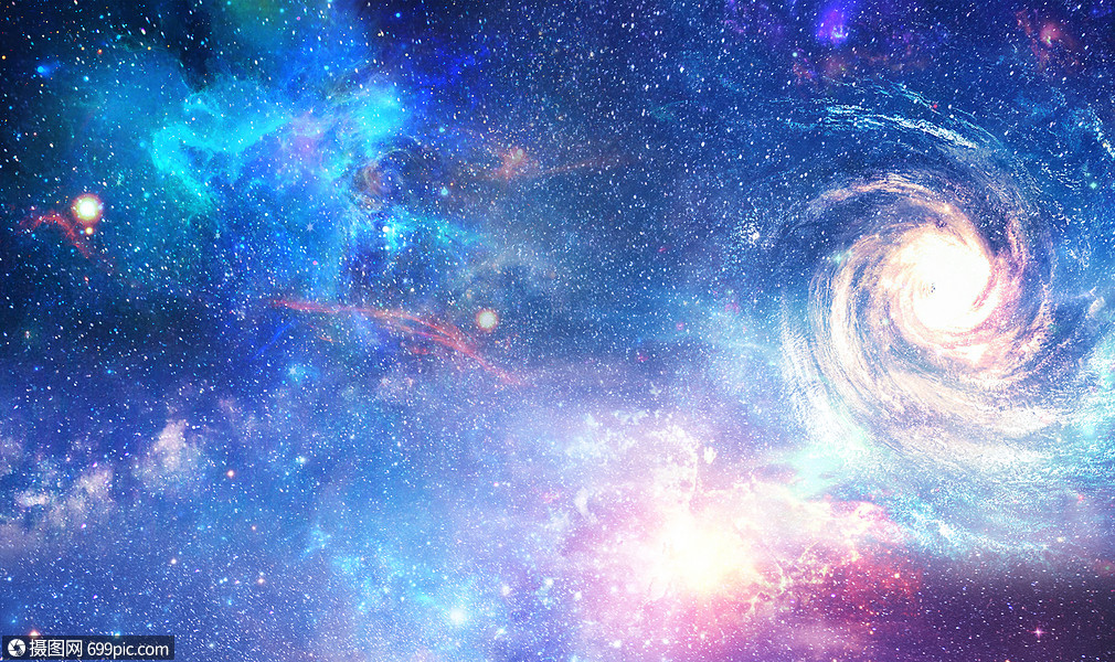 梦幻星空唯美星系图片