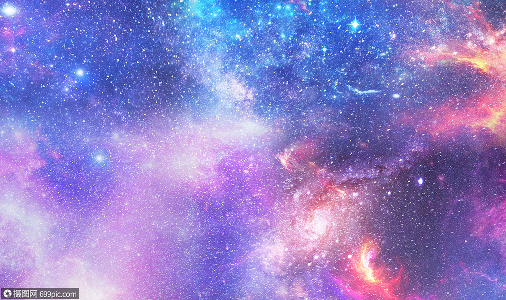 梦幻星空星球星系图片