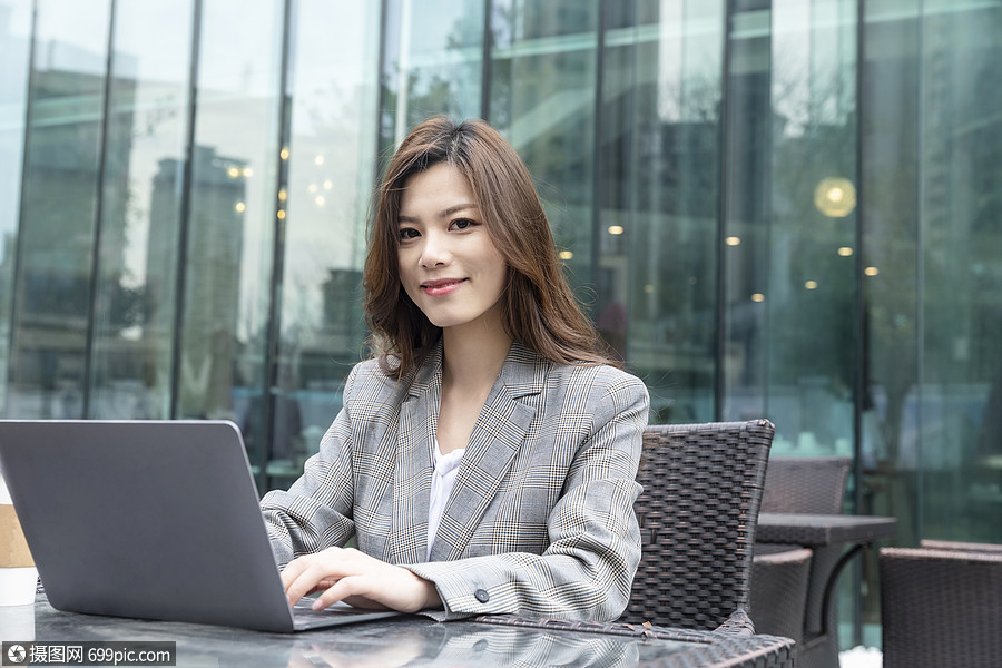 商务女性工作商务白领模特