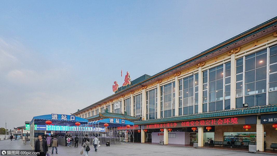 西安火车站高铁地标