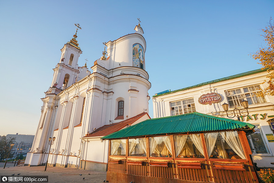 白俄罗斯东正教教堂宗教地标
