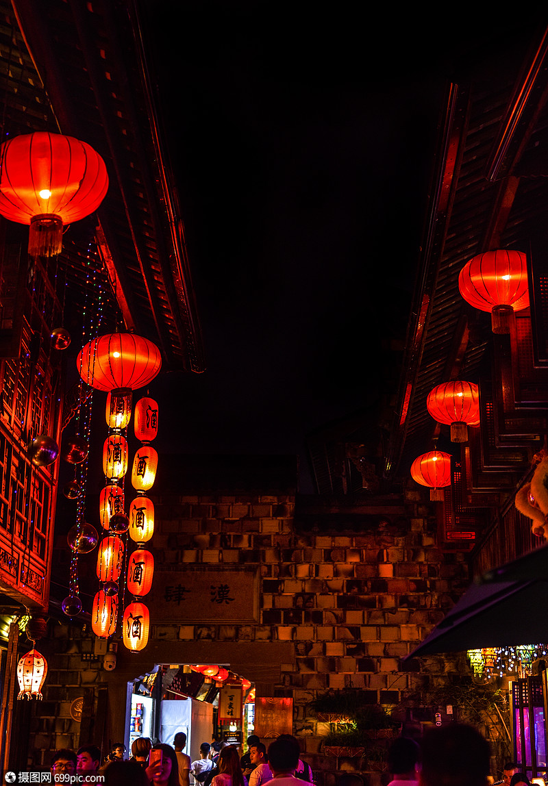 成都錦裡夜景