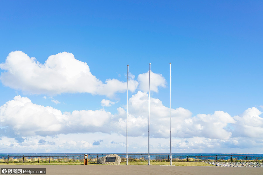日本最东端旗杆