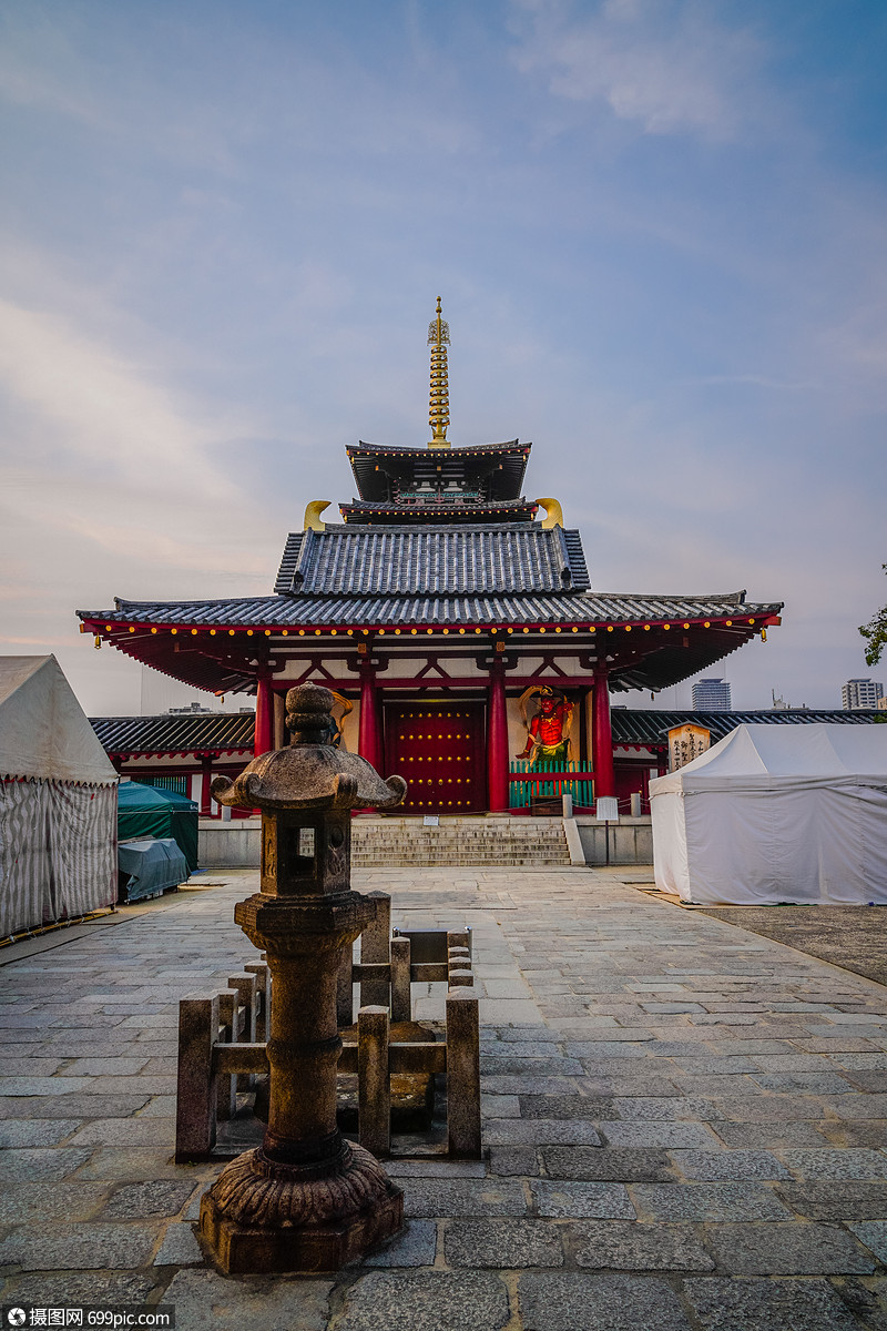 日本大阪四天王寺建筑
