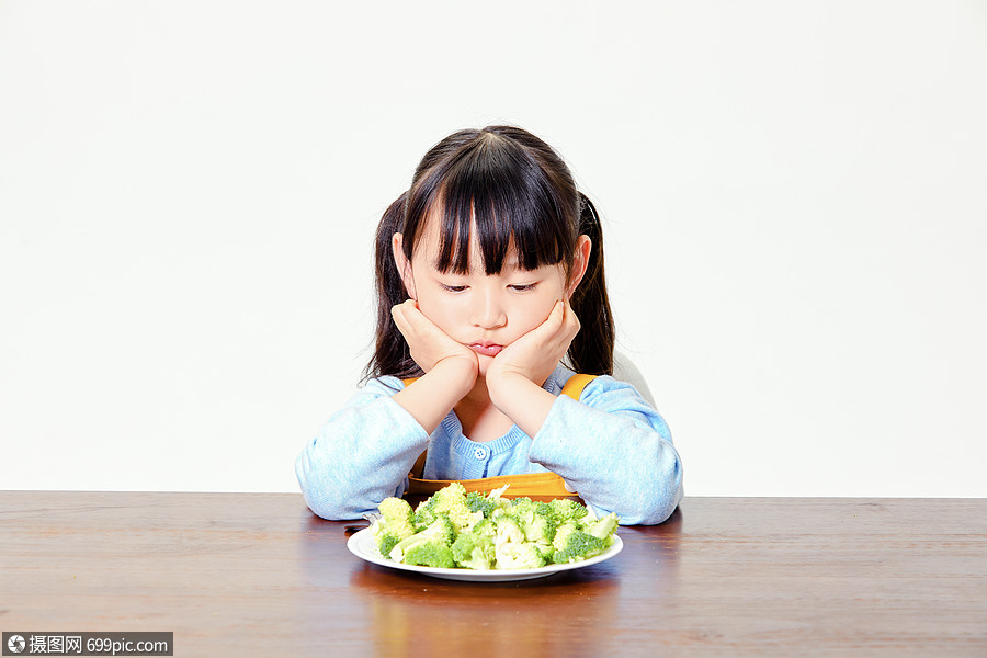 儿童厌食果蔬挑食图片