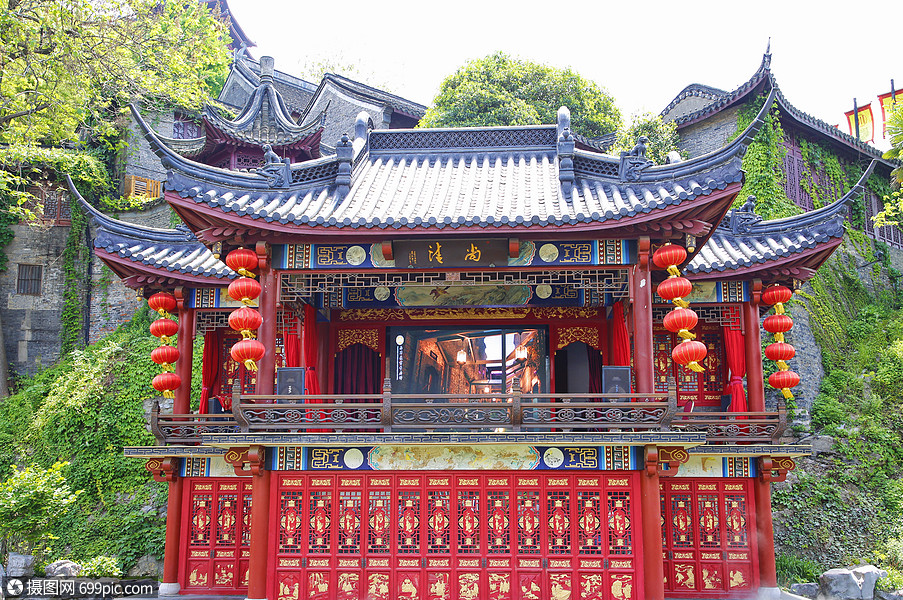 照片 建筑空间 镇江西津渡戏台.jpg