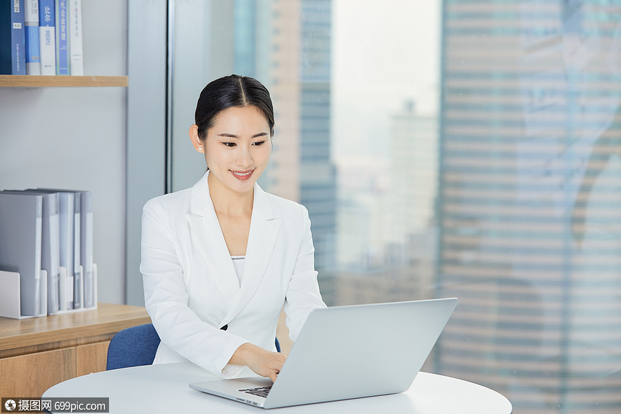 商务女性职业形象办公室职员模特